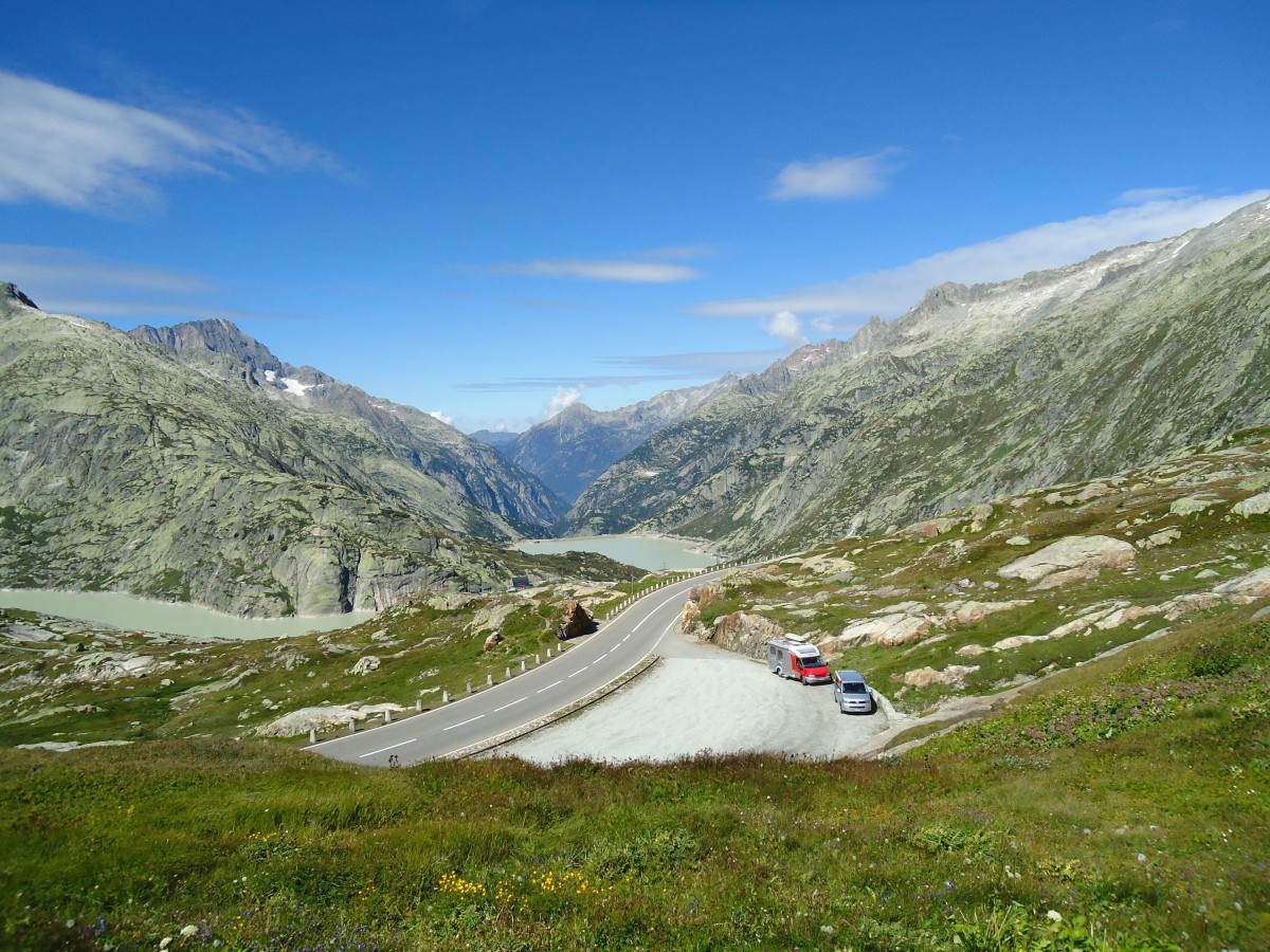 (147'011) - Aussicht vom Grimselpass am 2. September 2013