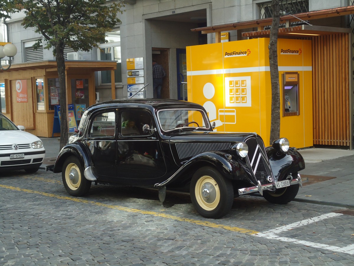 (147'295) - Citro�n - VS 23'858 - am 22. September 2013 in Brig, Bahnhofstrasse