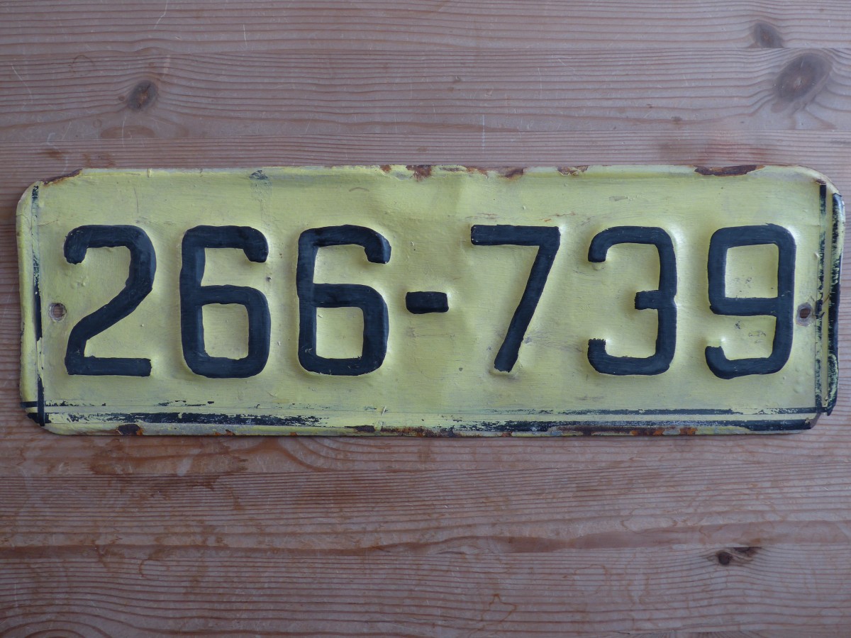 (148'688) - Autonummer aus Israel - 266-739 - am 1. Februar 2014