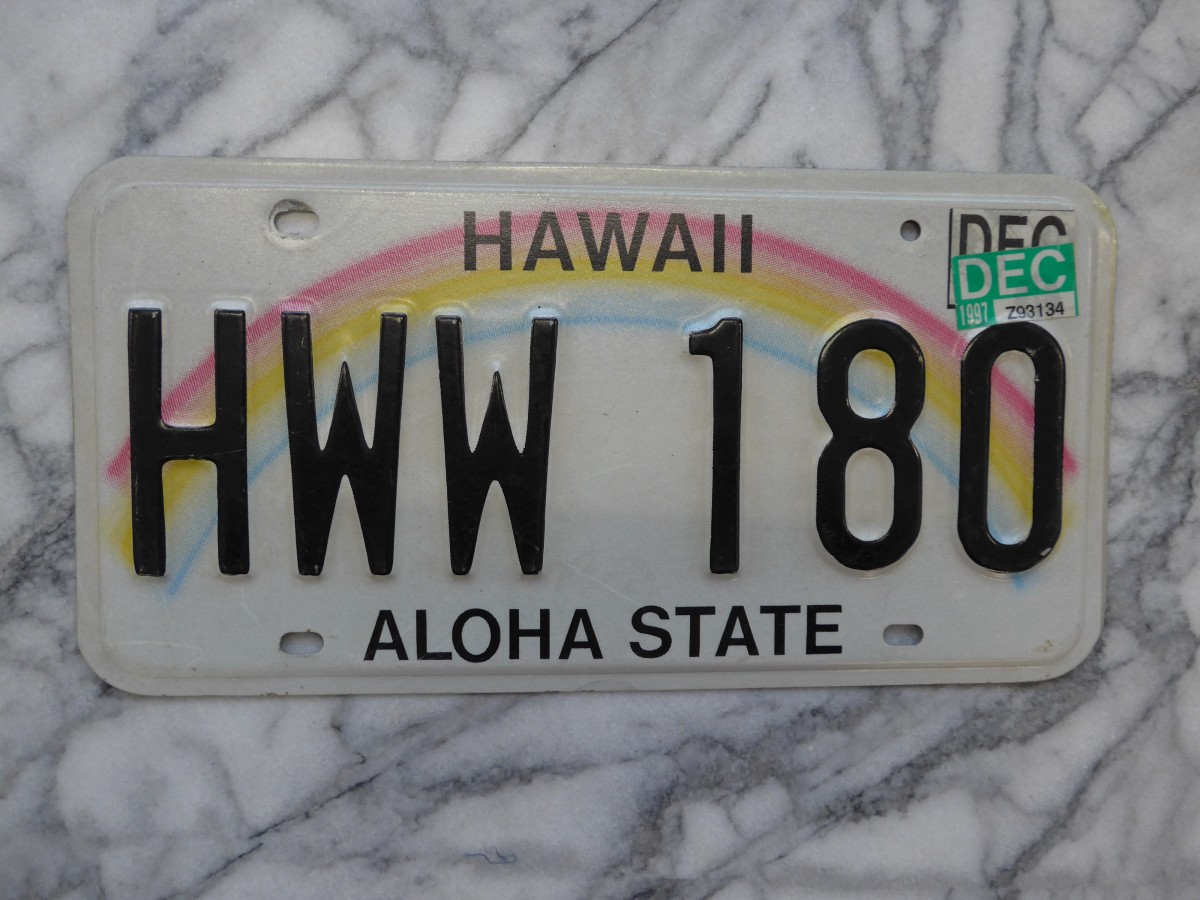 (148'768) - Autonummer aus Amerika - HWW 180 - am 8. Februar 2014 im BrockiShop