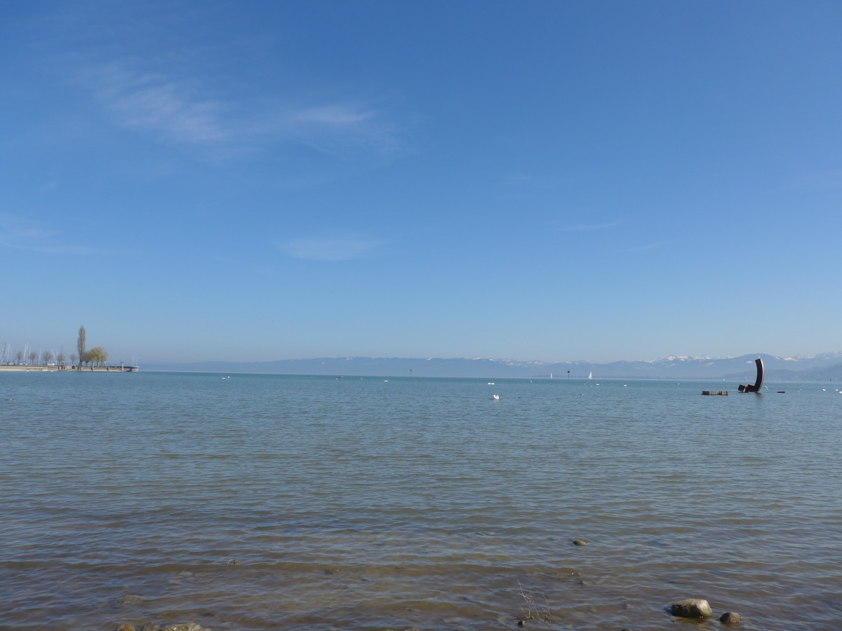 (149'441) - Der Bodensee am 29. M�rz 2014 bei Arbon