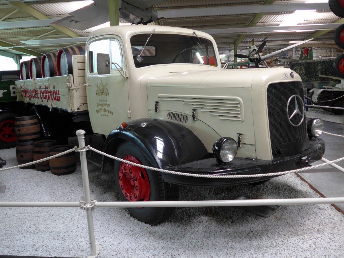 (149'910) - Stuttgarter, Hofbr�u - Mercedes am 25. April 2014 in Sinsheim, Museum