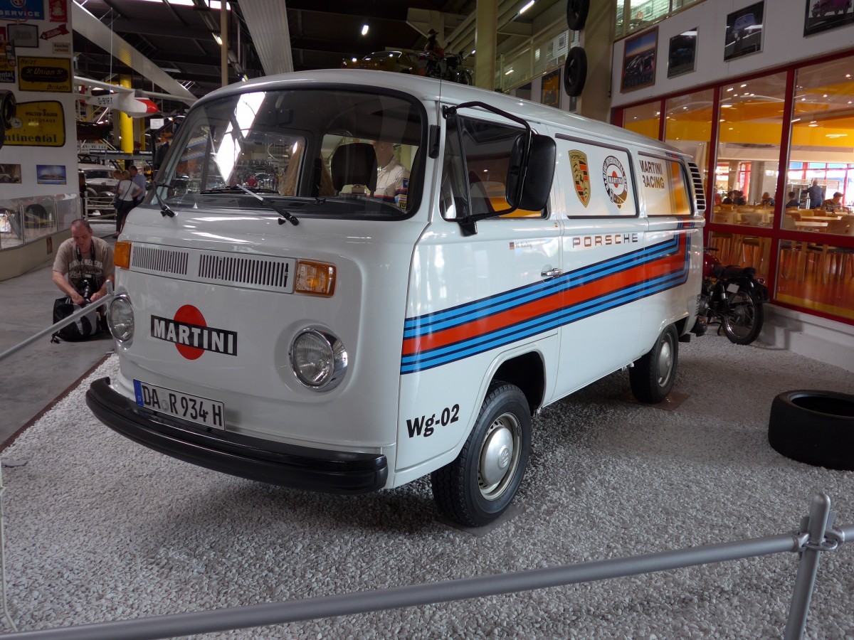 (149'941) - Martini - Nr. 2/DA-R 934H - VW-Bus am 25. April 2014 in Sinsheim, Museum