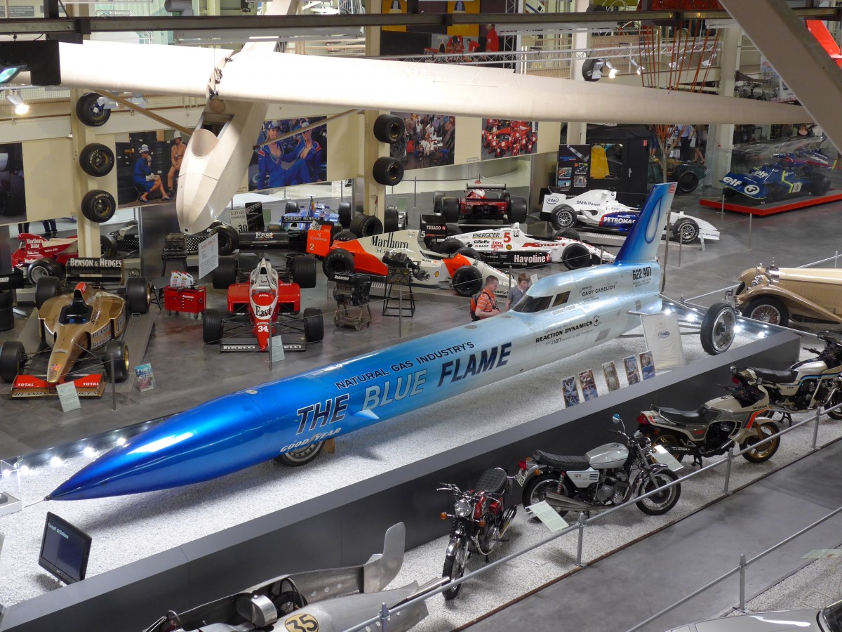 (149'946) - The blue flame am 25. April 2014 in Sinsheim, Museum