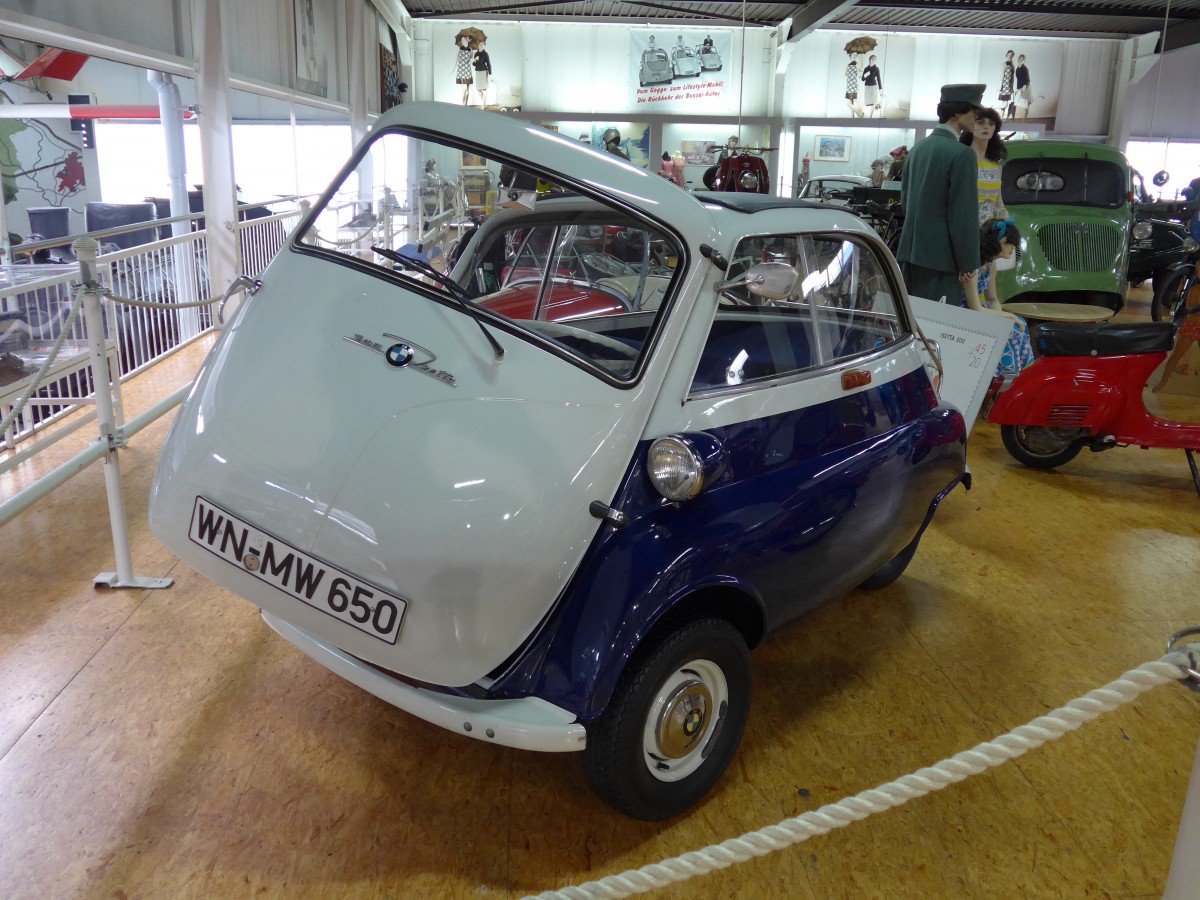 (149'964) - BMW-Isetta - WN-MW 650 - am 25. April 2014 in Sinsheim, Museum