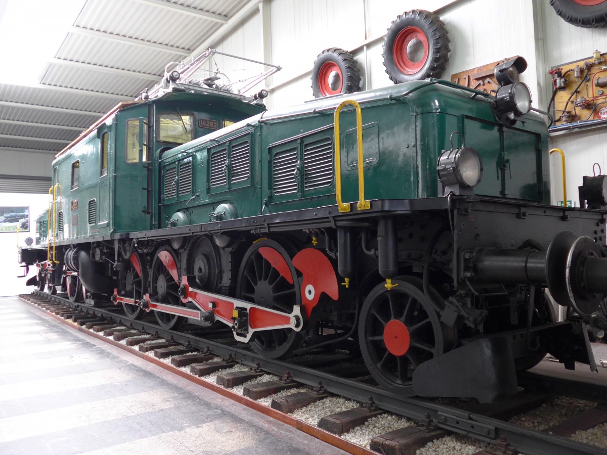 (149'974) - SBB-Krokodil - Nr. 14'282 - am 25. April 2014 in Sinsheim, Museum