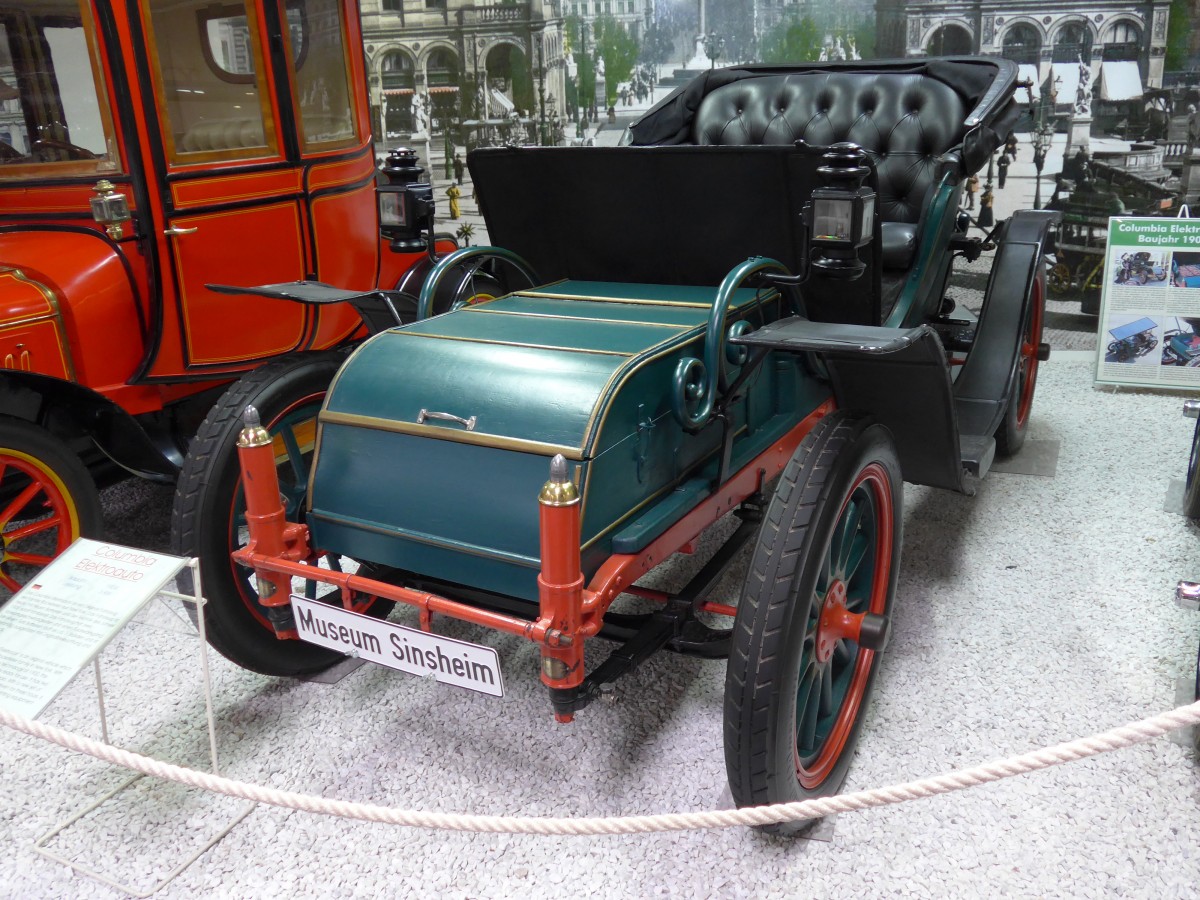 (149'998) - Elektroauto am 25. April 2014 in Sinsheim, Museum