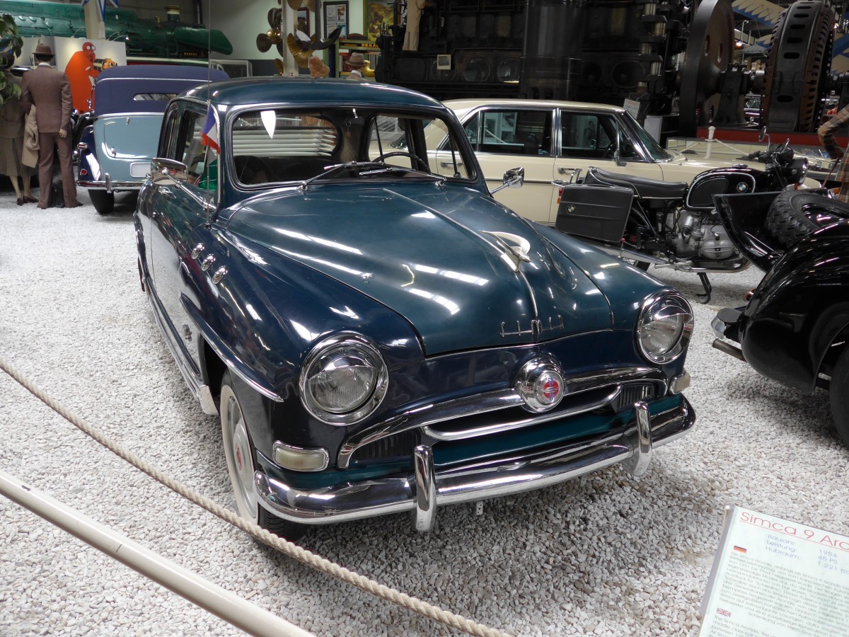 (150'014) - Simca am 25. April 2014 in Sinsheim, Museum