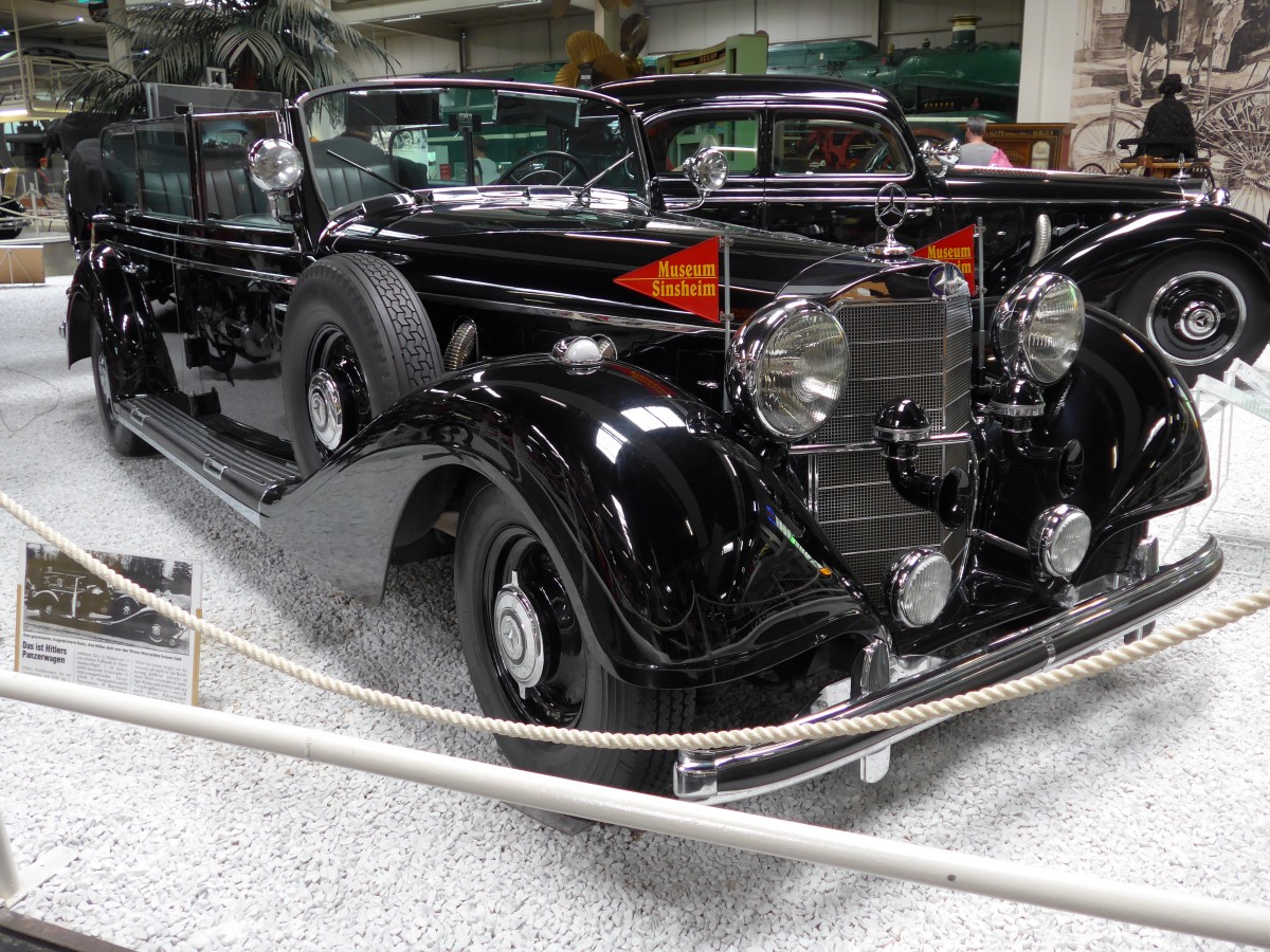 (150'024) - Mercedes am 25. April 2014 in Sinsheim, Museum