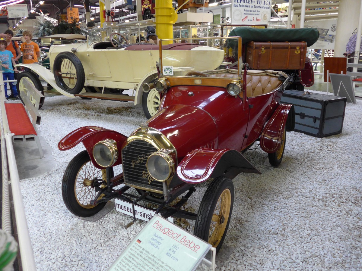 (150'037) - Peugeot B�b� am 25. April 2014 in Sinsheim, Museum