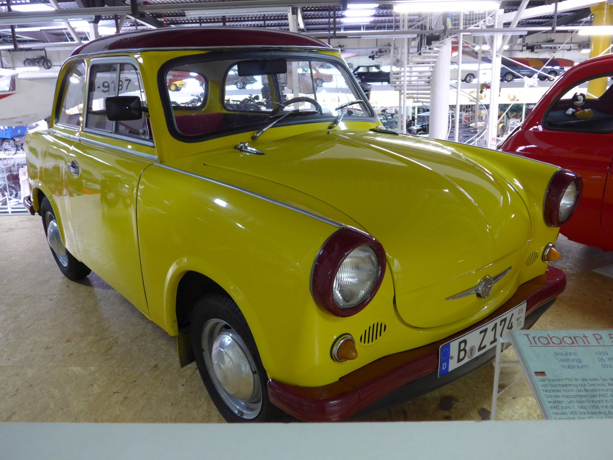 (150'071) - Trabant - B-Z 174 - am 25. April 2014 in Sinsheim, Museum