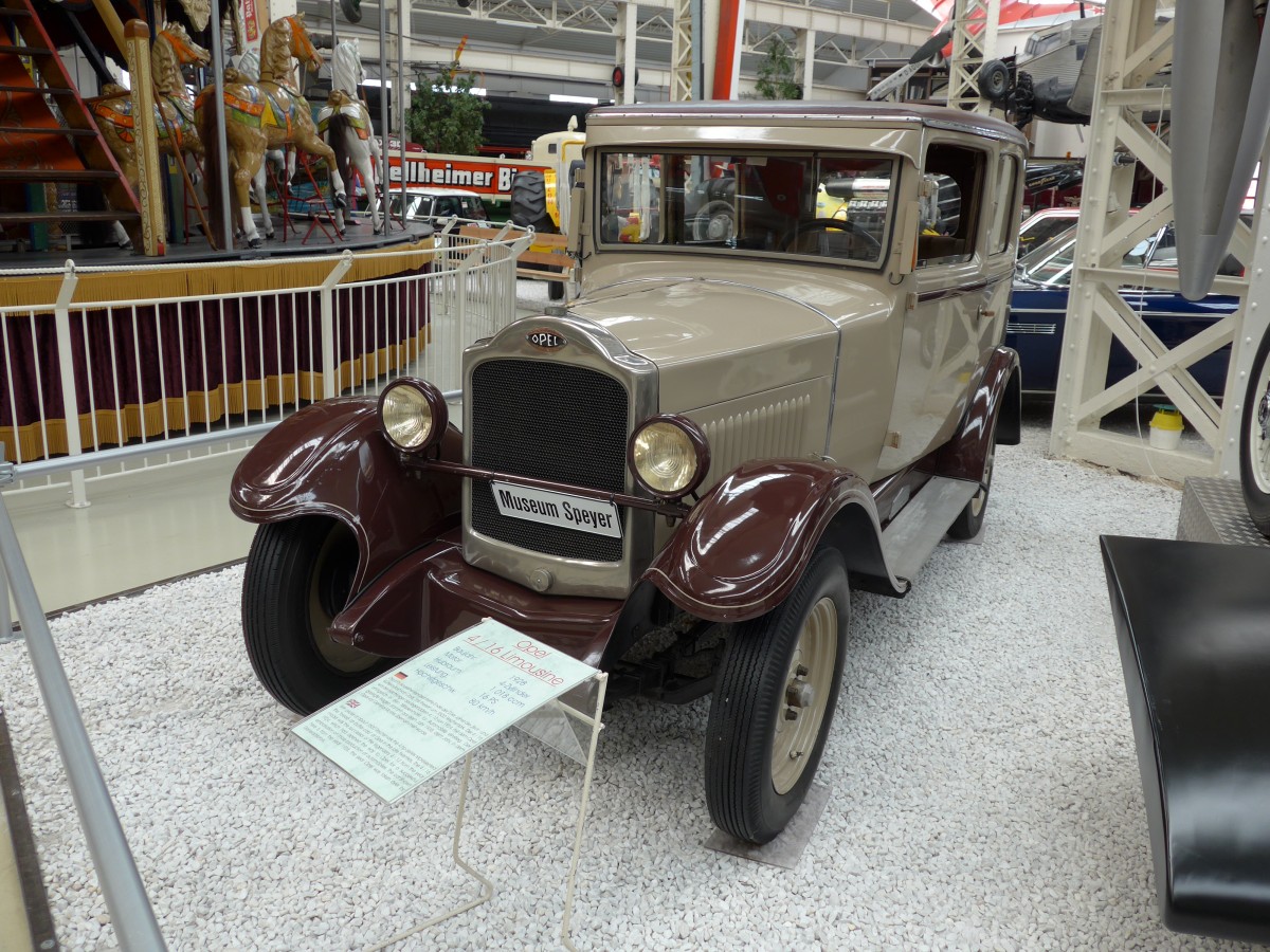 (150'314) - Opel am 26. April 2014 in Speyer, Technik-Museum