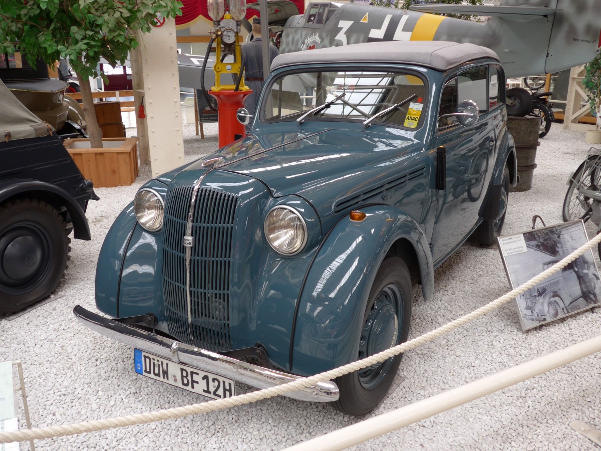 (150'347) - Opel - D�W-BF 12H - am 26. April 2014 in Speyer, Technik-Museum