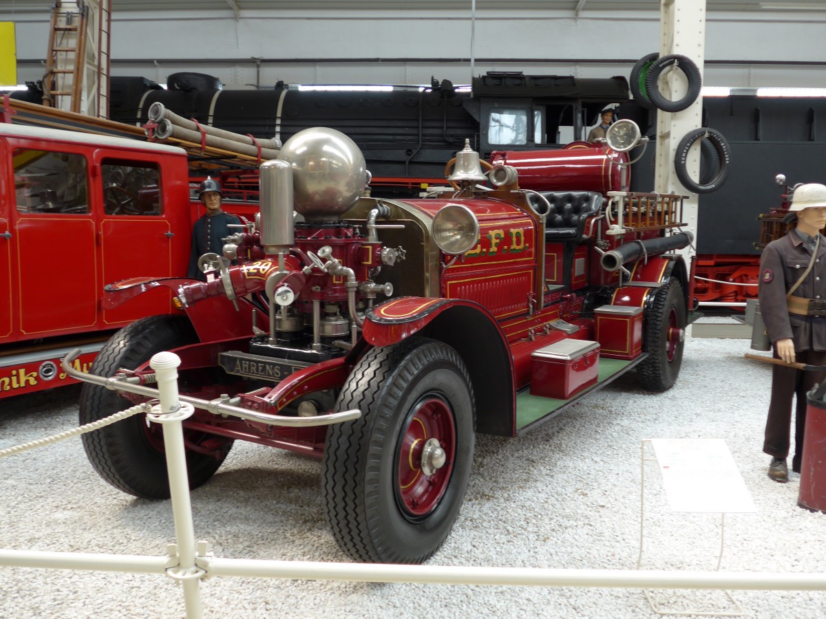(150'351) - Ahrens-Fox am 26. April 2014 in Speyer, Technik-Museum