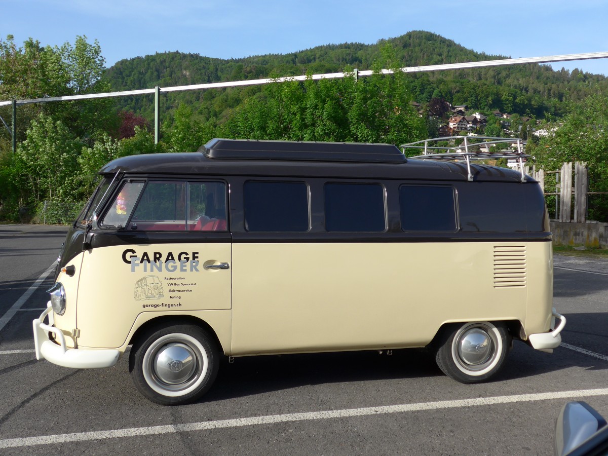(150'748) - Garage Finger - BE 629'464 - VW-Bus am 21. Mai 2014 in Thun, Seestrasse