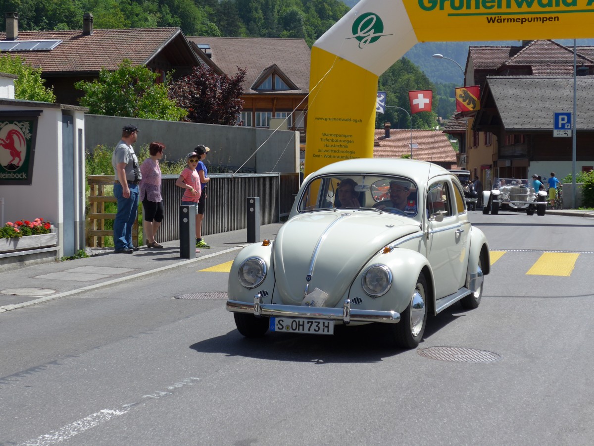 (151'259) - VW-K�fer - S-OH 73H - am 8. Juni 2014 in Brienz, OiO