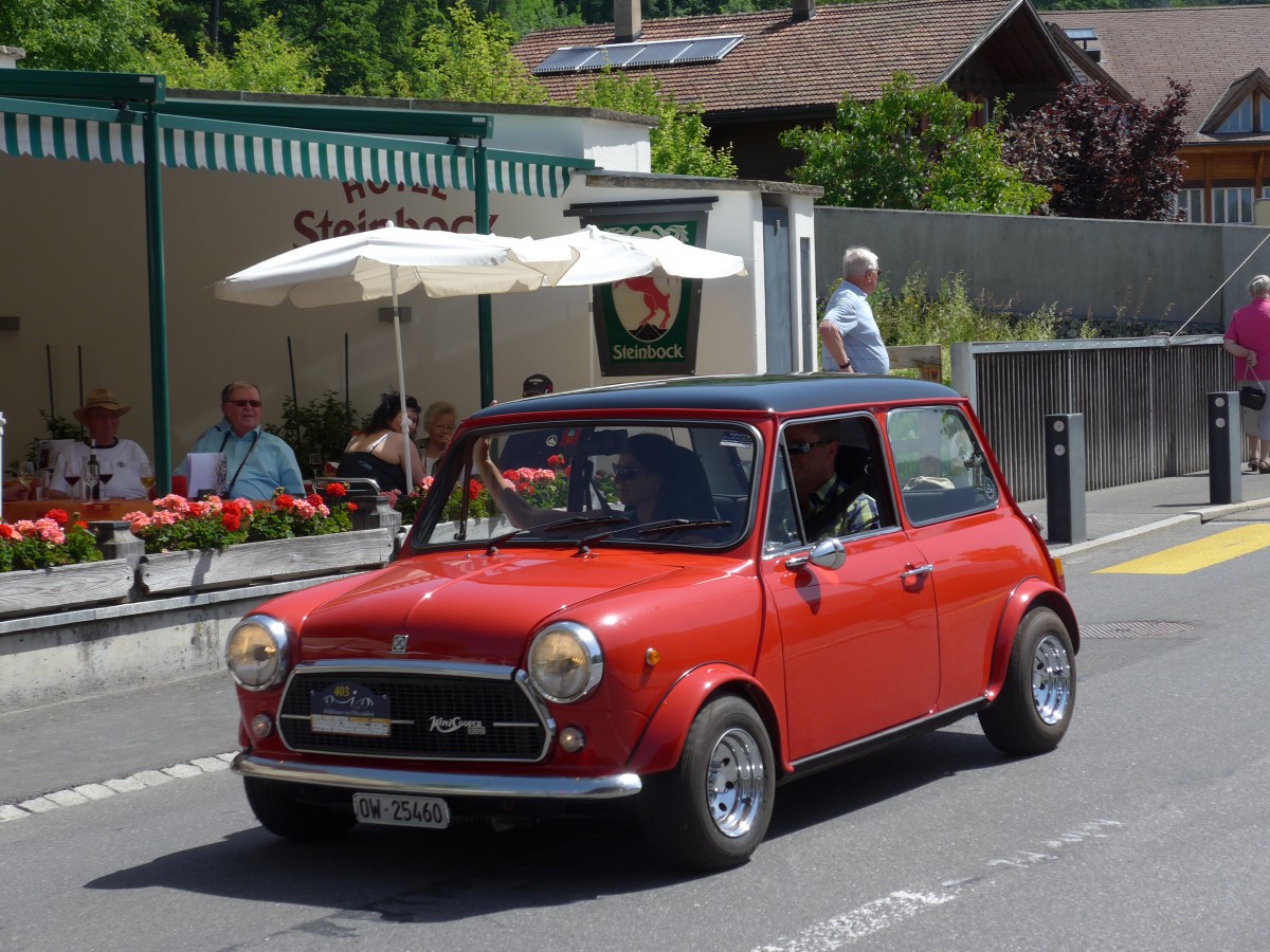 (151'280) - Innocenti Mini Cooper - OW 25'460 - am 8. Juni 2014 in Brienz, OiO