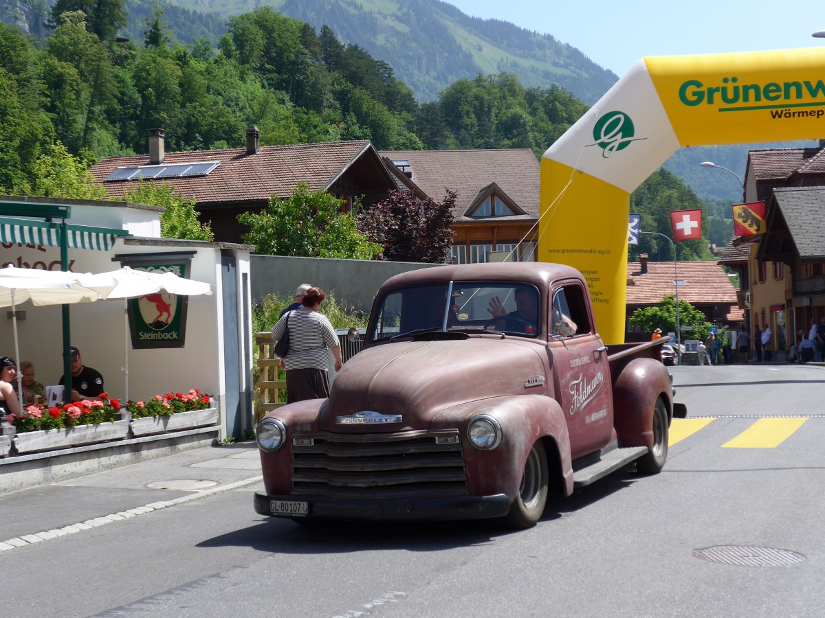 (151'298) - Oldtimer-Service Feldmann - GL 80'107 U - Chevrolet am 8. Juni 2014 in Brienz, OiO