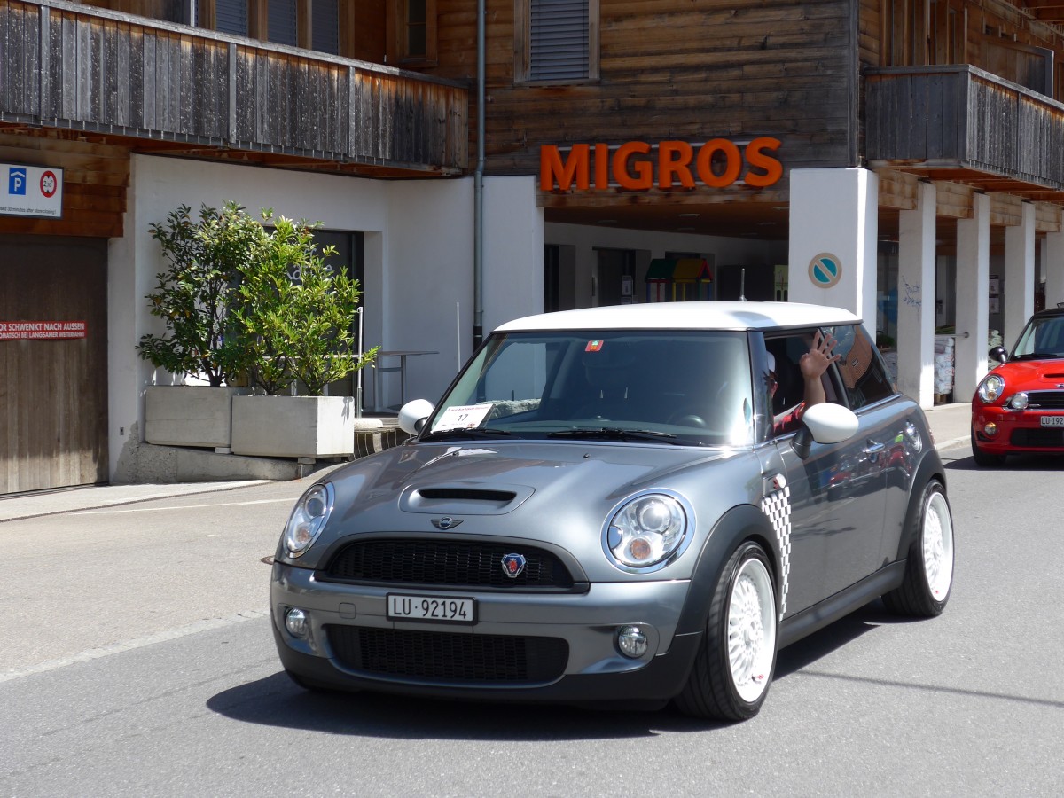 (151'428) - BMW Mini - LU 92'194 - am 8. Juni 2014 in Brienz, Hauptstrasse