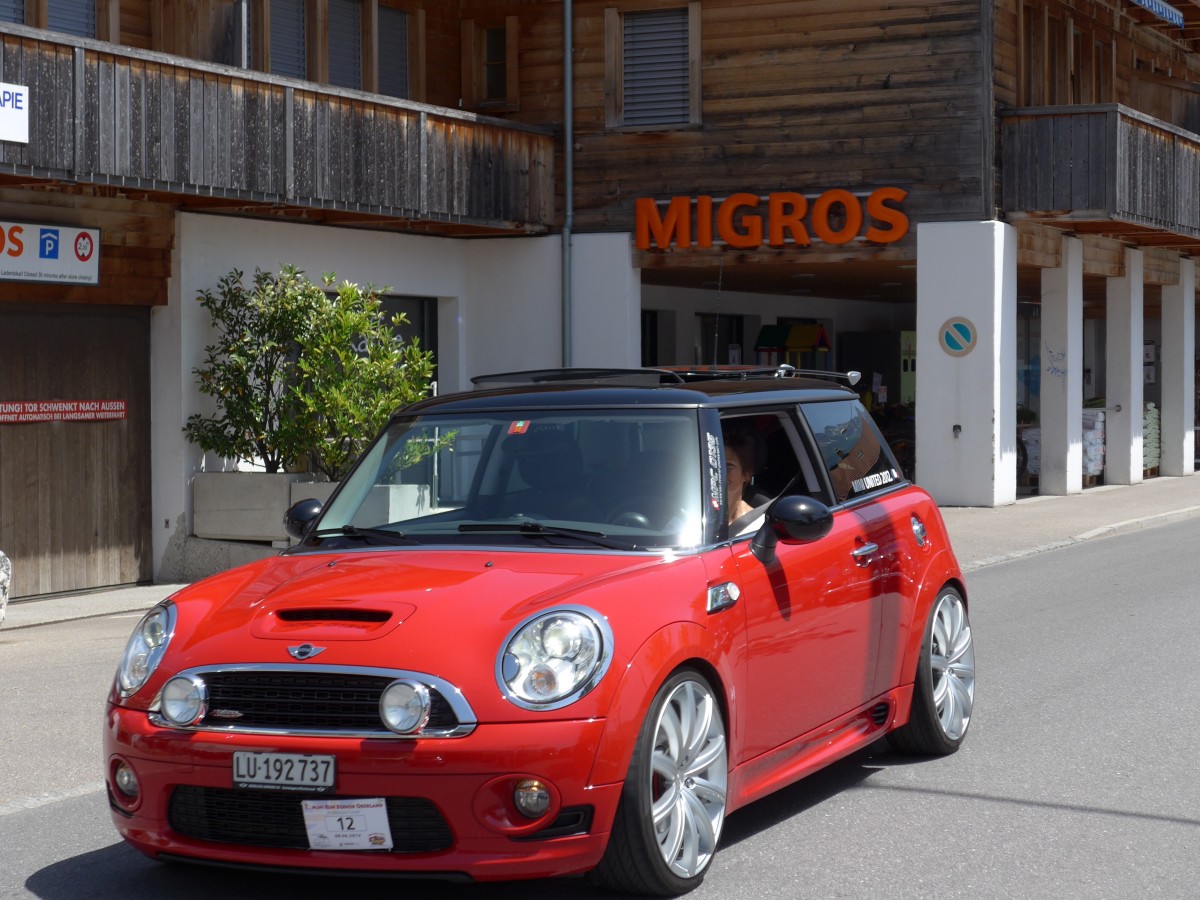(151'429) - BMW Mini - LU 192'737 - am 8. Juni 2014 in Brienz, Hauptstrasse