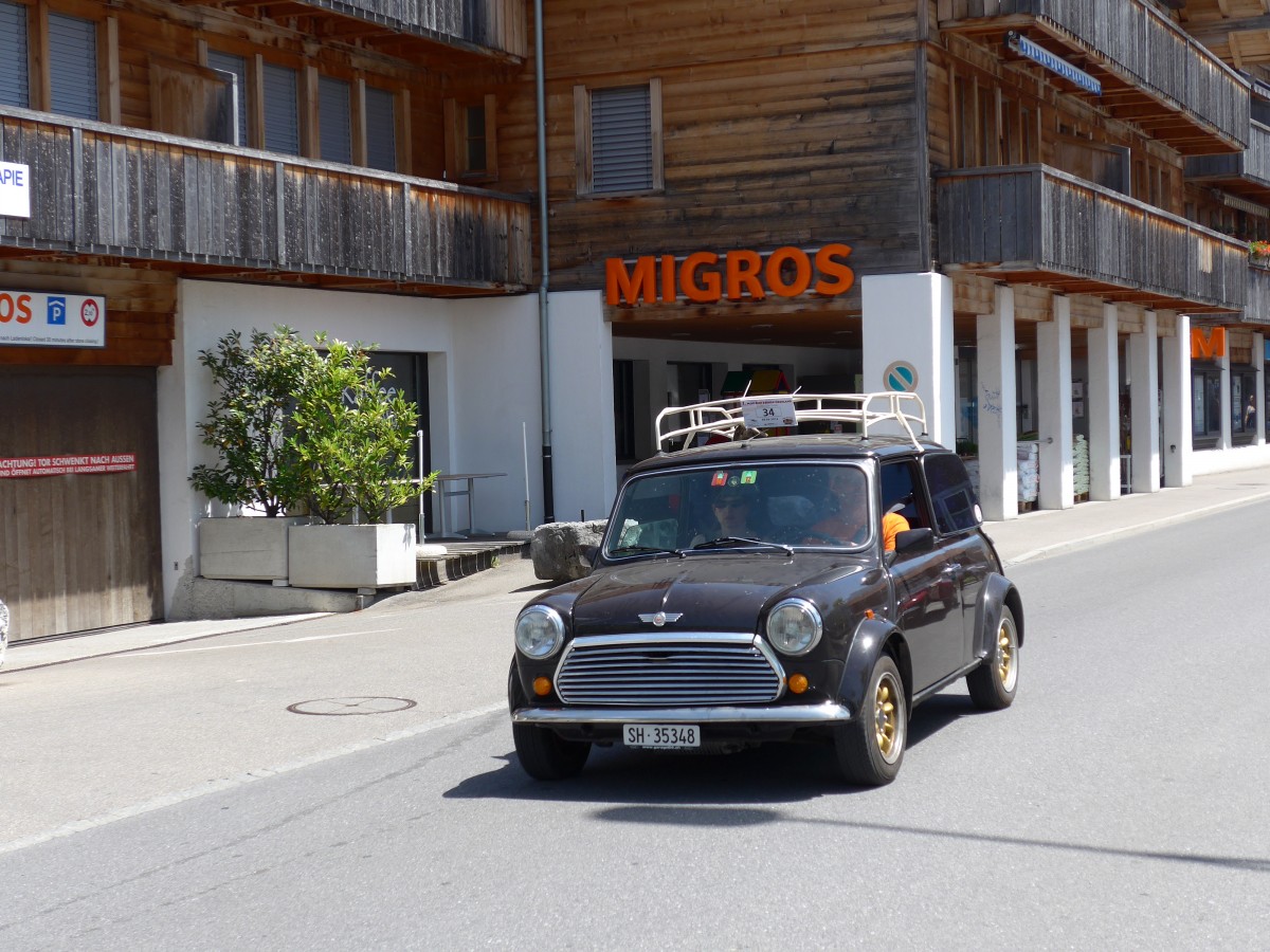 (151'440) - Austin Mini - SH 35'348 - am 8. Juni 2014 in Brienz, Hauptstrasse