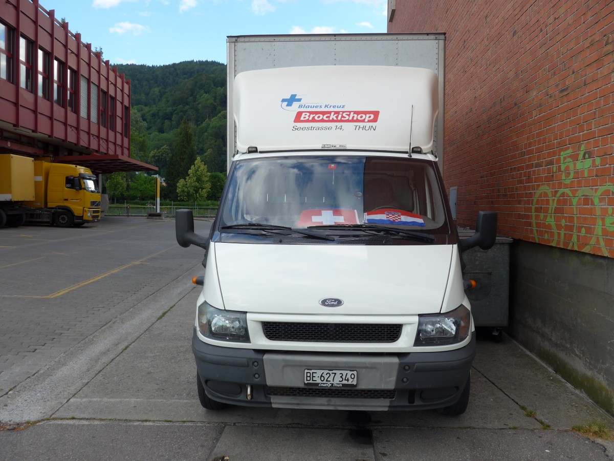 (151'606) - BrockiShop, Thun - BE 627'349 - Ford am 20. Juni 2014 in Thun, Rosenau