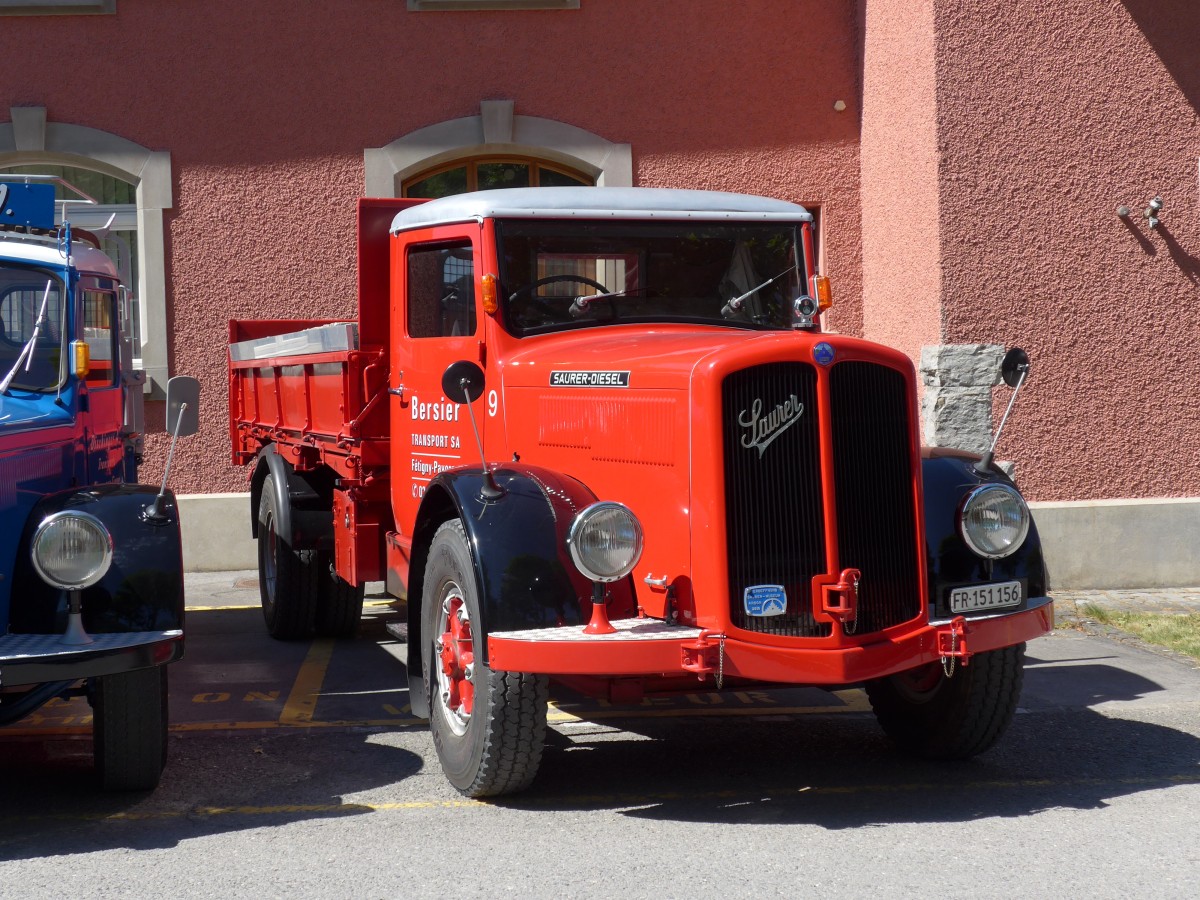 (151'637) - Bersier, F�tigny - Nr. 9/FR 151'156 - Saurer am 21. Juni 2014 in Aigle, Saurertreffen