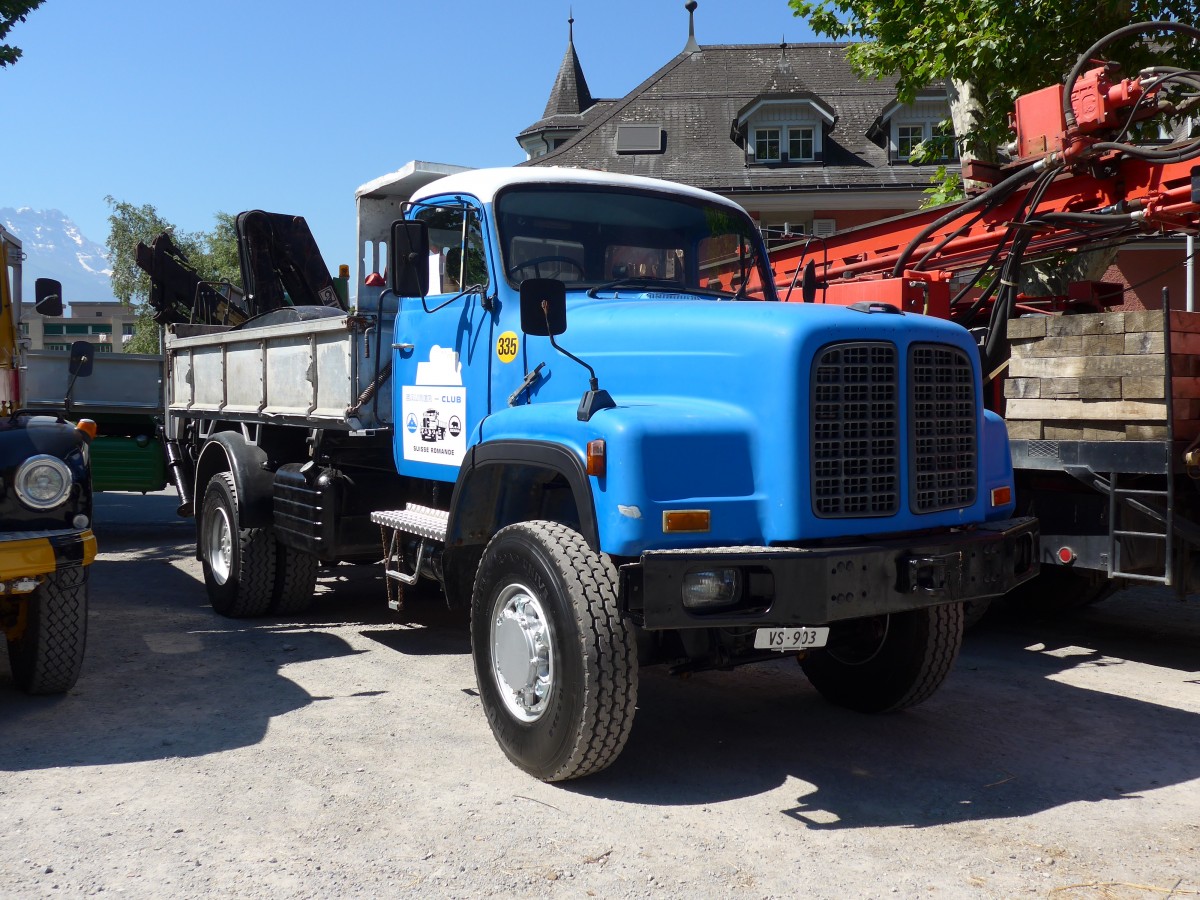 (151'661) - Saurer Club Suisse Romande - Nr. 335/VS 903 - Saurer am 21. Juni 2014 in Aigle, Saurertreffen