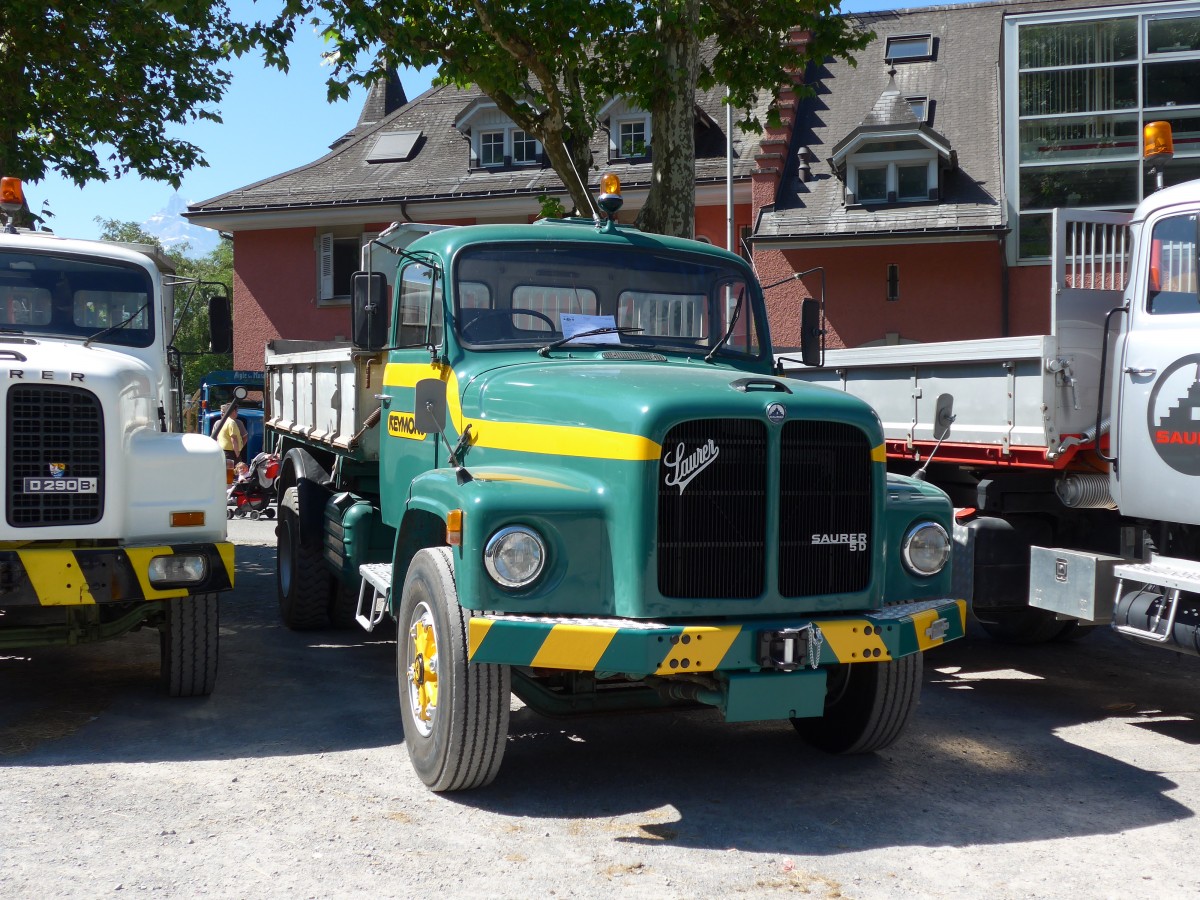 (151'664) - Reymond - Saurer am 21. Juni 2014 in Aigle, Saurertreffen