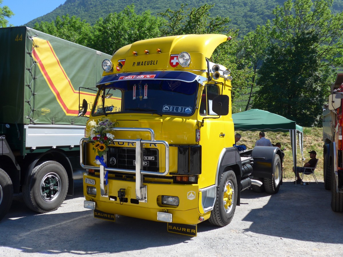 (151'678) - M�usli, Spiez - BE 178'413 - Saurer am 21. Juni 2014 in Aigle, Saurertreffen