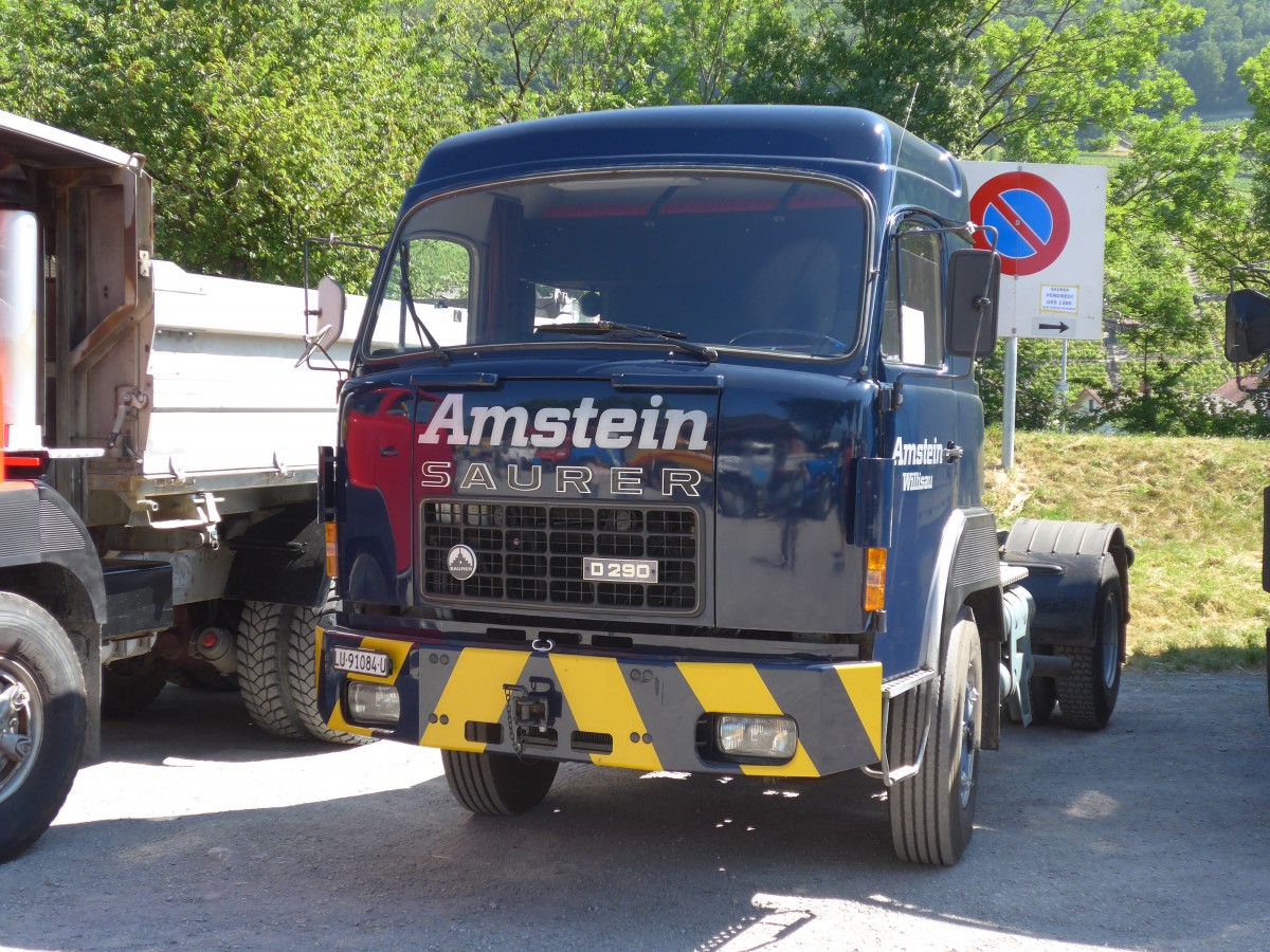 (151'680) - Amstein, Willisau - LU 91'084 U - Saurer am 21. Juni 2014 in Aigle, Saurertreffen