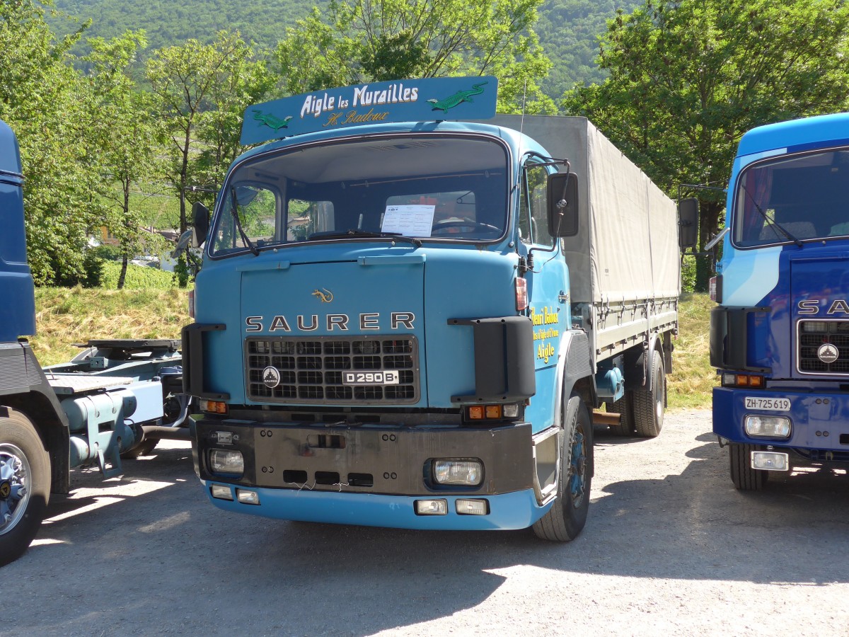 (151'683) - Badoux, Aigle - Nr. 2 - Saurer am 21. Juni 2014 in Aigle, Saurertreffen