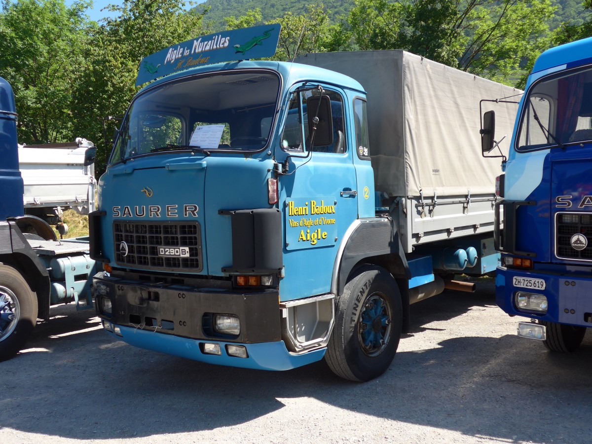 (151'684) - Badoux, Aigle - Nr. 2 - Saurer am 21. Juni 2014 in Aigle, Saurertreffen
