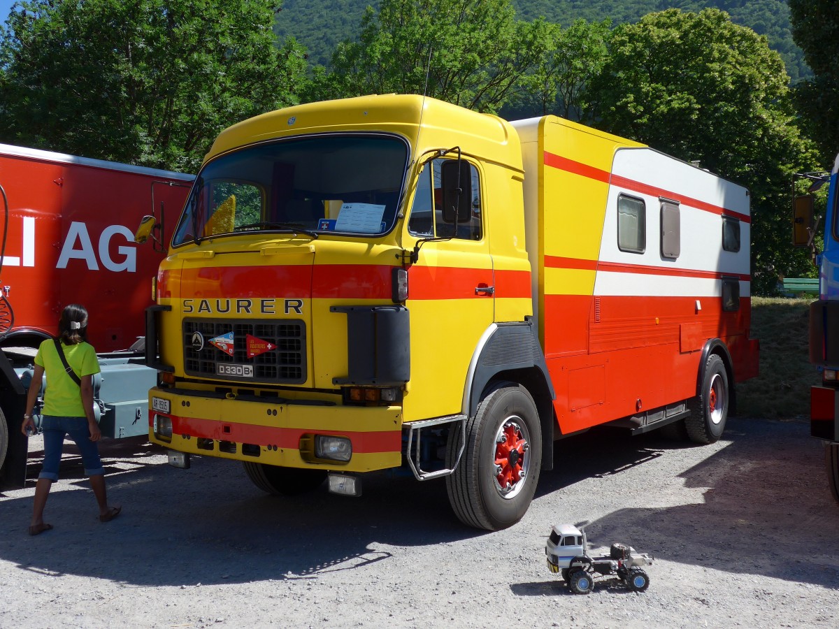 (151'685) - AR 8505 - Saurer am 21. Juni 2014 in Aigle, Saurertreffen