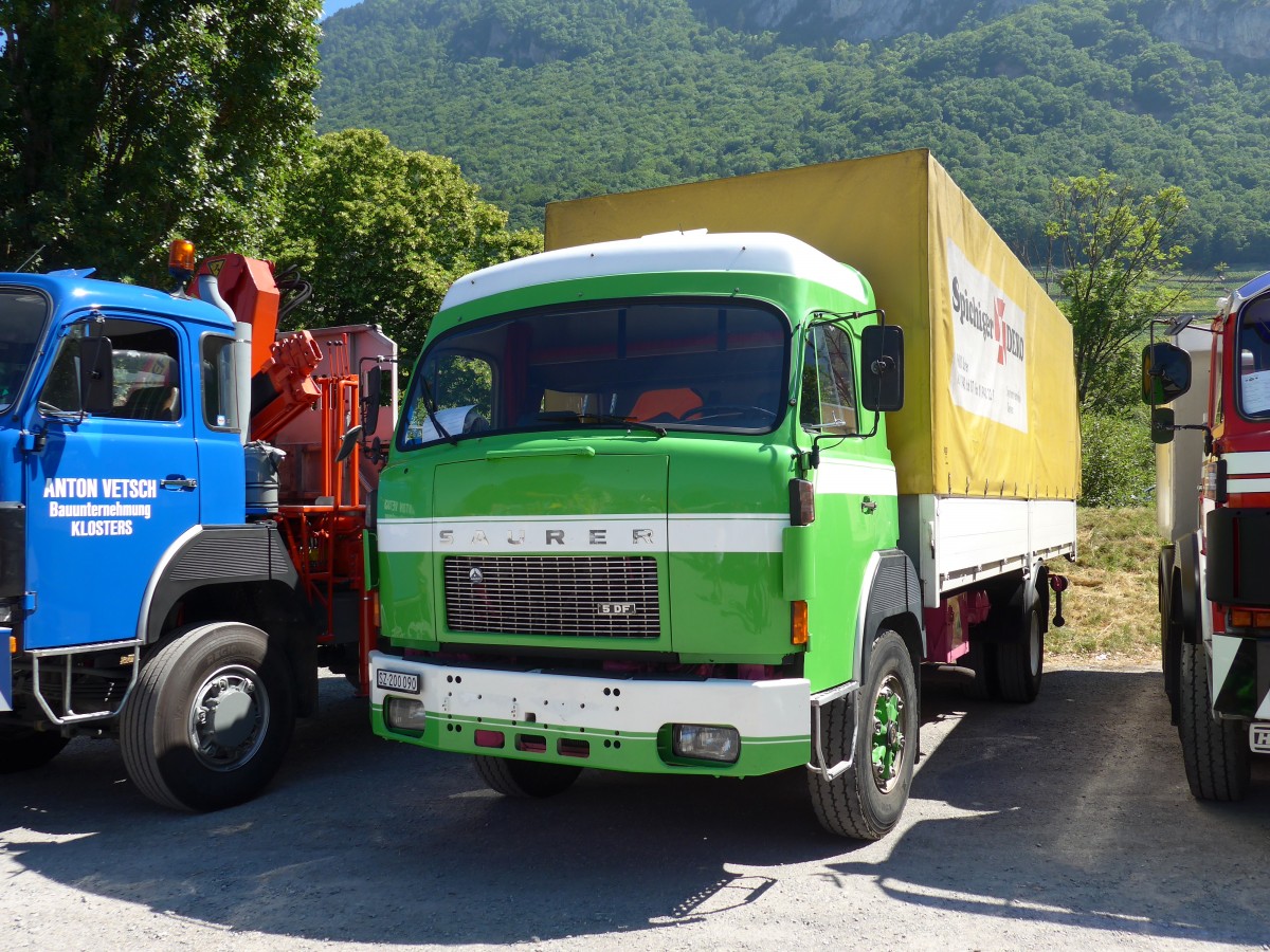 (151'690) - SZ 200'090 - Saurer am 21. Juni 2014 in Aigle, Saurertreffen