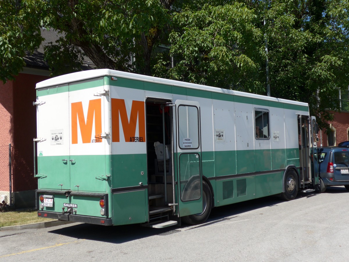 (151'700) - Migros - VS 398'100 - Saurer am 21. Juni 2014 in Aigle, Saurertreffen