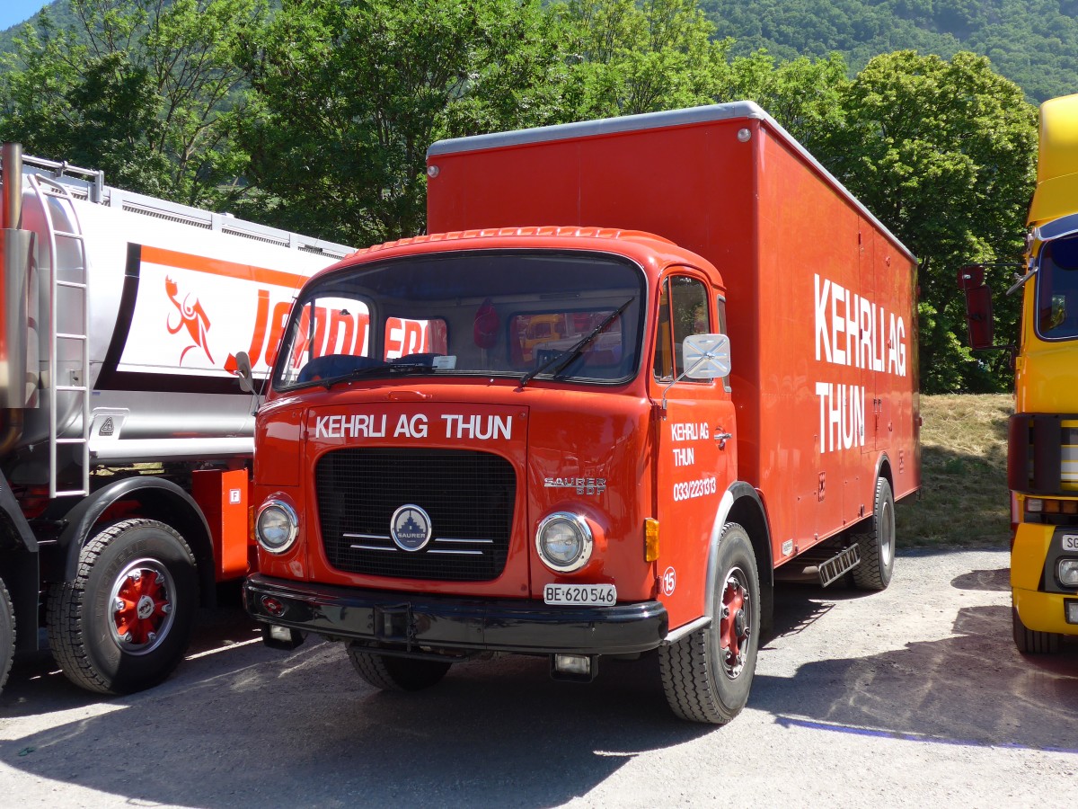 (151'701) - Kehrli, Thun - Nr. 15/BE 620'546 - Saurer am 21. Juni 2014 in Aigle, Saurertreffen