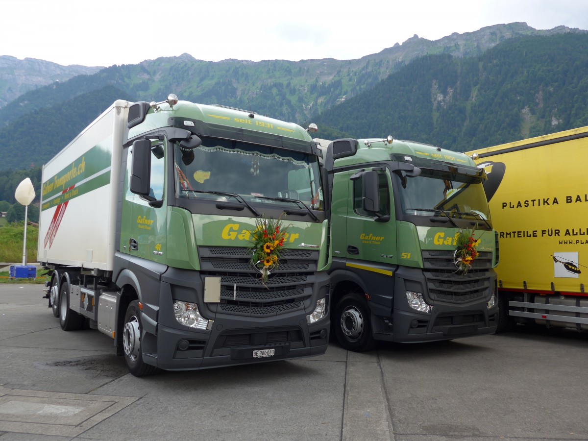 (151'880) - Gafner, Gwatt - Nr. 41/BE 280'083 - Mercedes am 28. Juni 2014 in Interlaken, Flugplatz