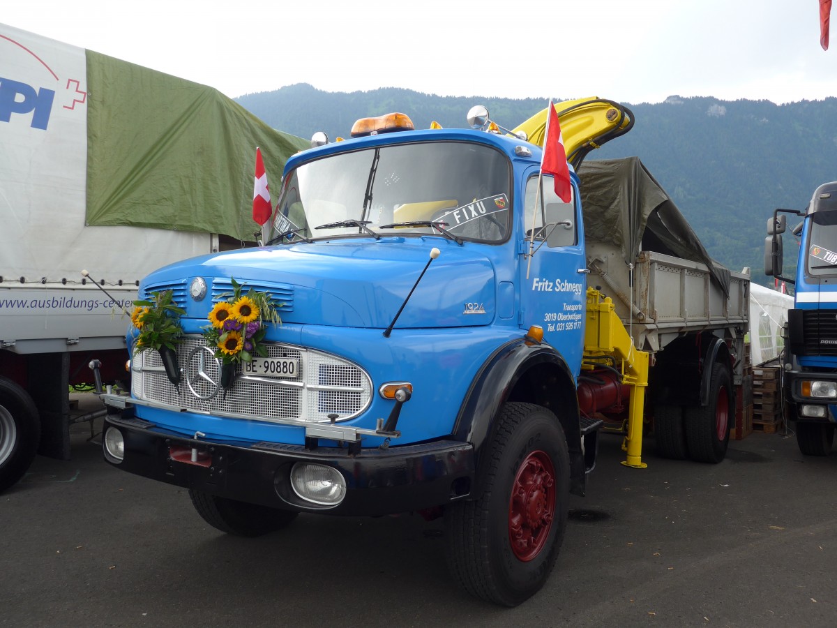 (151'886) - Schnegg, Oberbottigen - Nr. 5/BE 90'880 - Mercedes am 28. Juni 2014 in Interlaken, Flugplatz