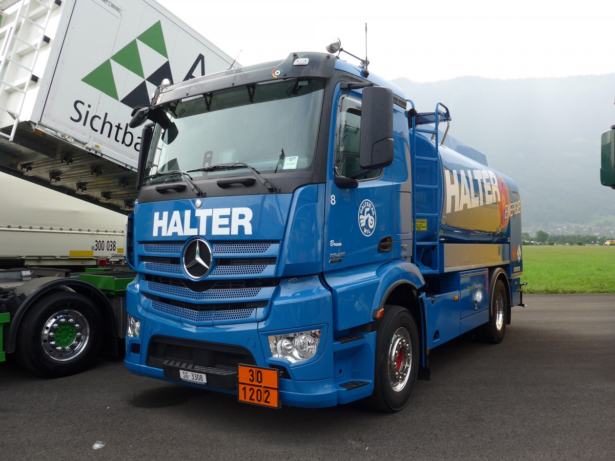 (151'892) - Halter, Wil - Nr. 8/SG 3308 - Mercedes am 28. Juni 2014 in Interlaken, Flugplatz