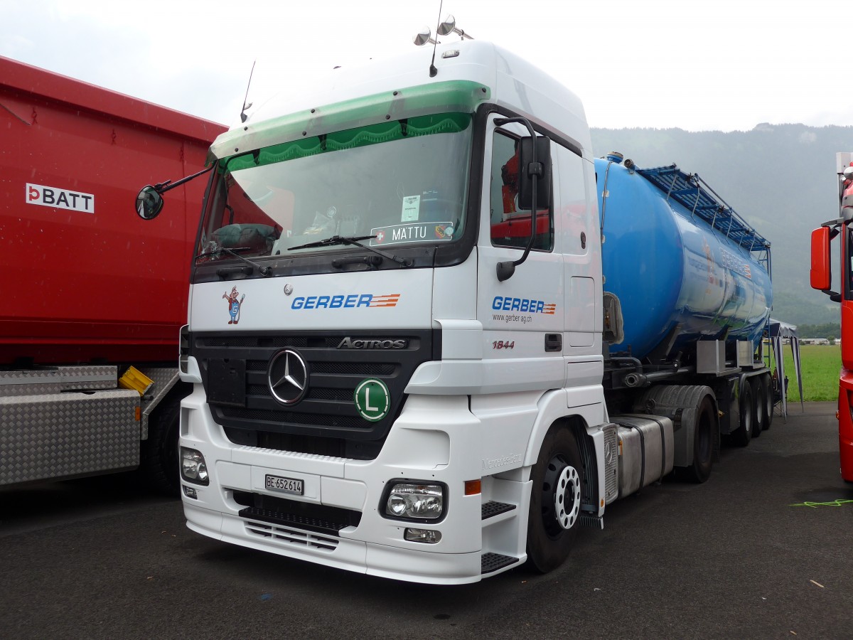 (151'893) - Gerber, Roggwil - BE 652'614 - Mercedes am 28. Juni 2014 in Interlaken, Flugplatz