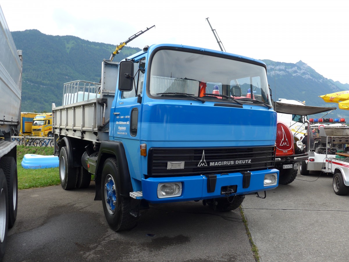 (151'907) - B�hlmann, Riggisberg - Magirus-Deutz am 28. Juni 2014 in Interlaken, Flugplatz