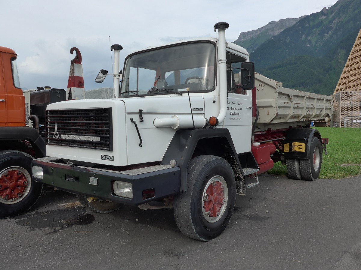 (151'910) - B�hlmann, Riggisberg - Magirus-Deutz am 28. Juni 2014 in Interlaken, Flugplatz