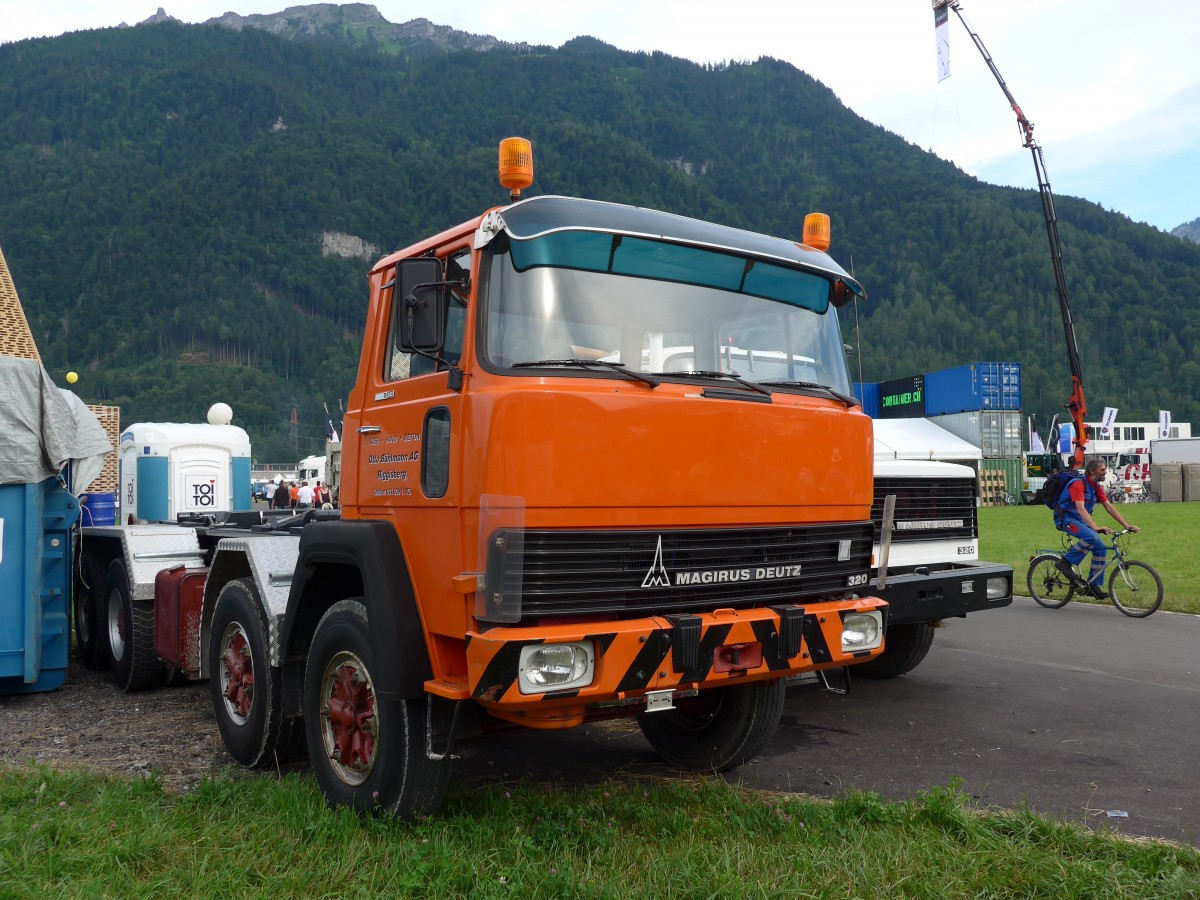 (151'911) - B�hlmann, Riggisberg - Magirus-Deutz am 28. Juni 2014 in Interlaken, Flugplatz
