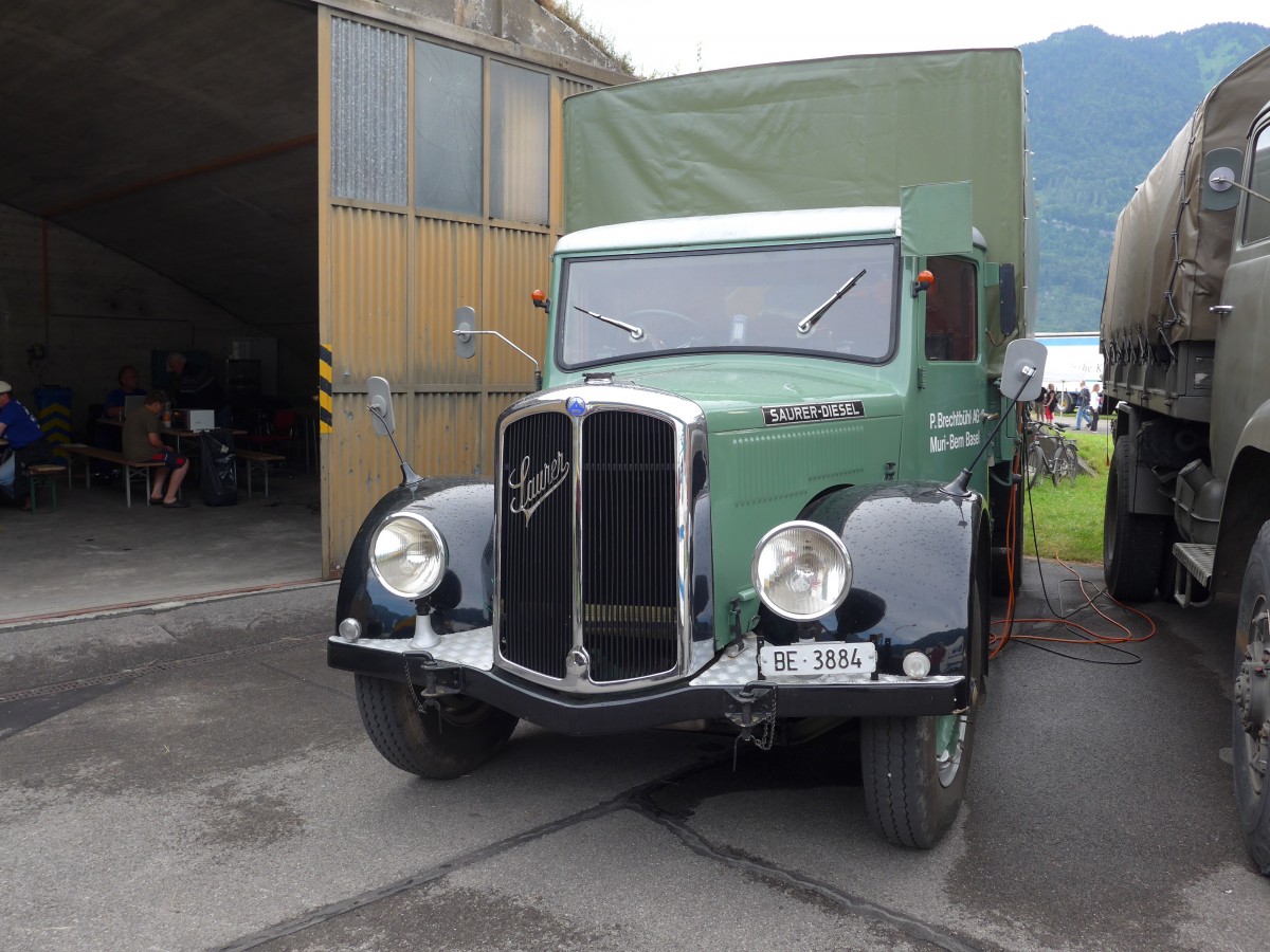 (151'915) - Brechtb�hl, Muri - Nr. 1/BE 3884 - Saurer am 28. Juni 2014 in Interlaken, Flugplatz