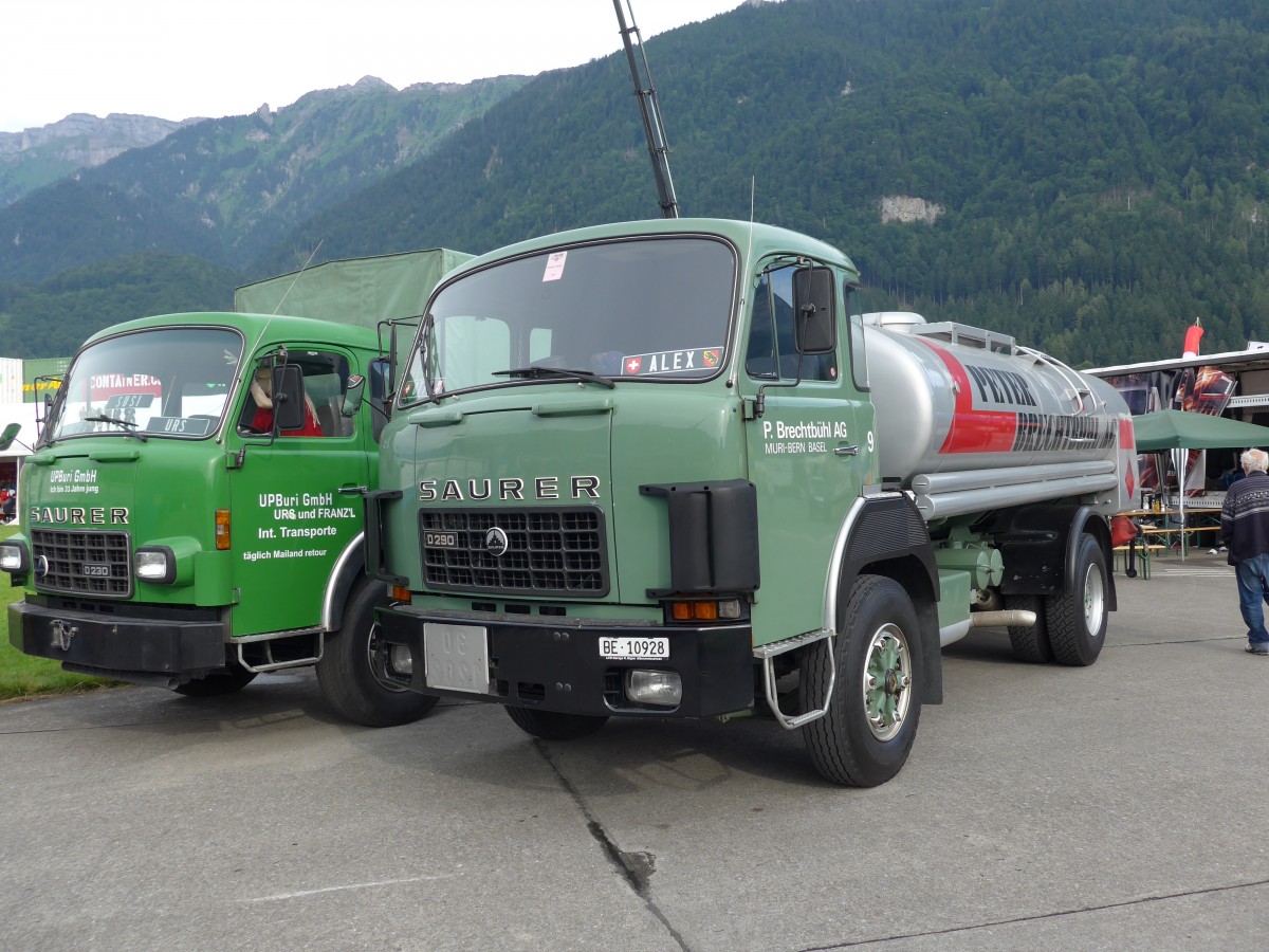 (151'922) - Brechtb�hl, Muri - Nr. 9/BE 10'928 - Saurer am 28. Juni 2014 in Interlaken, Flugplatz