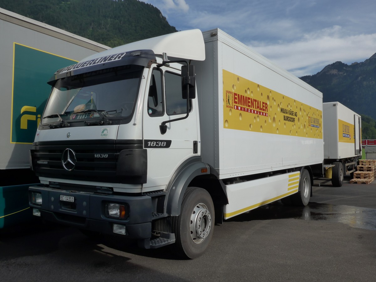 (151'935) - BE 14'351 - Mercedes am 28. Juni 2014 in Interlaken, Flugplatz