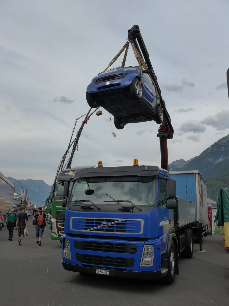 (151'947) - Ackermann, Mels - SG 385'097 - Volvo + Smart am 28. Juni 2014 in Interlaken, Flugplatz