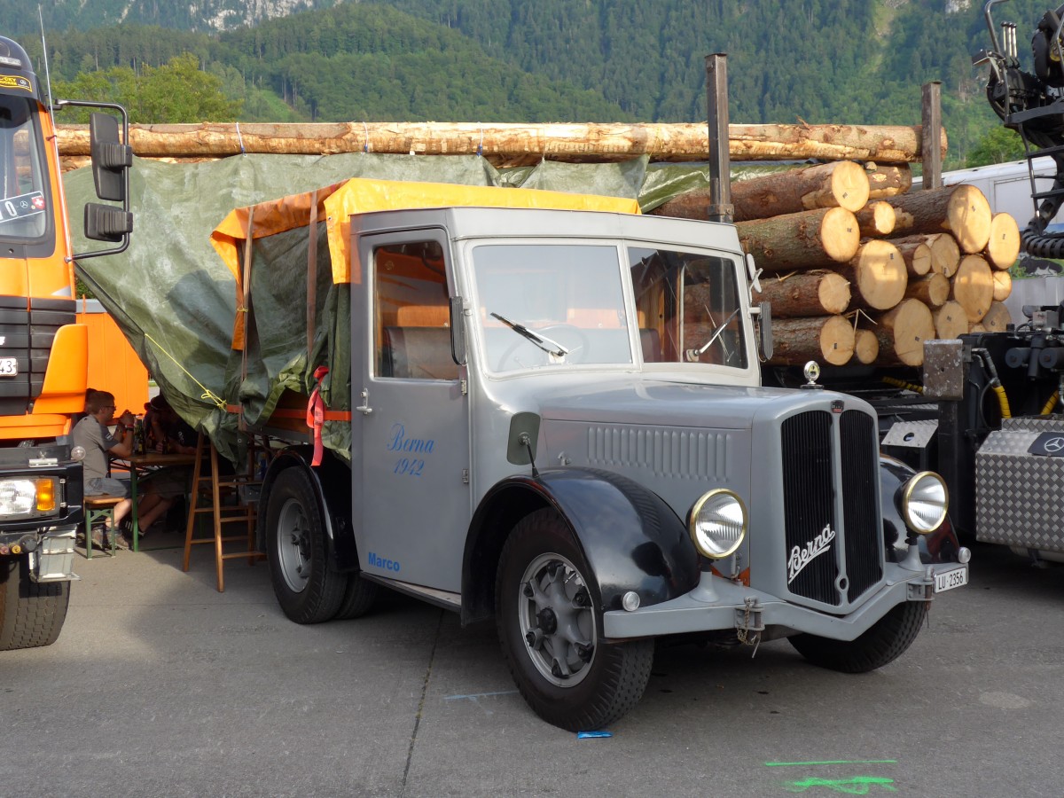 (151'957) - Marco - LU 2356 - Berna am 28. Juni 2014 in Interlaken, Flugplatz