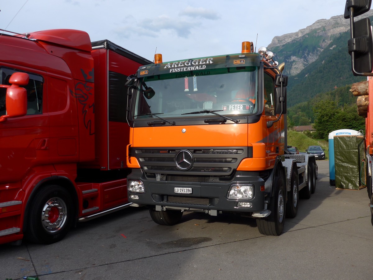 (151'958) - Aregger, Finsterwald - LU 193'286 - Mercedes am 28. Juni 2014 in Interlaken, Flugplatz